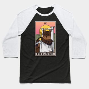 The emperor tarot deck - funny tarot cat Baseball T-Shirt